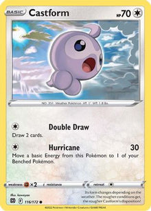 Castform - SWSH09: Brilliant Stars #116