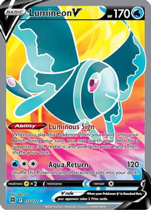 Lumineon V (Full Art) - SWSH09: Brilliant Stars #155