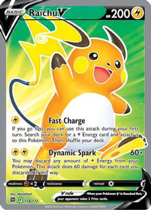 Raichu V (Full Art) - SWSH09: Brilliant Stars #158