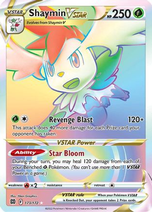 Shaymin VSTAR (Secret) - SWSH09: Brilliant Stars #173