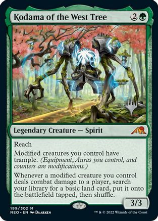 Kodama of the West Tree - Promo Pack: Kamigawa: Neon Dynasty #199