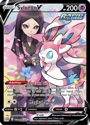 Sylveon V - SWSH09: Brilliant Stars Trainer Gallery #TG14