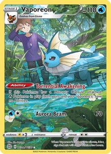 Vaporeon - SWSH09: Brilliant Stars Trainer Gallery #TG02
