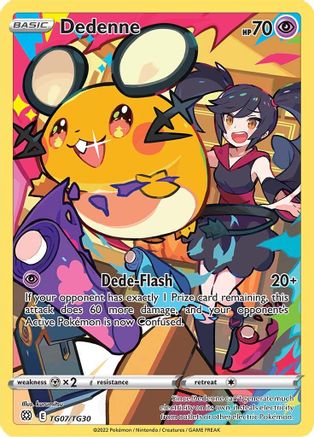 Dedenne - SWSH09: Brilliant Stars Trainer Gallery #TG07