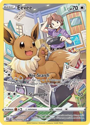 Eevee - SWSH09: Brilliant Stars Trainer Gallery #TG11
