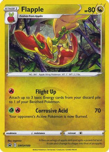 Flapple - SWSH189 - SWSH: Sword & Shield Promo Cards #SWSH189