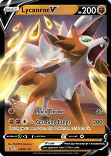 Lycanroc V - SWSH199 - SWSH: Sword & Shield Promo Cards #SWSH199