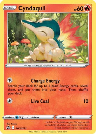 Cyndaquil - SWSH221 - SWSH: Sword & Shield Promo Cards #SWSH221
