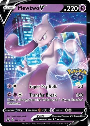 Mewtwo V - SWSH223 - SWSH: Sword & Shield Promo Cards #SWSH223