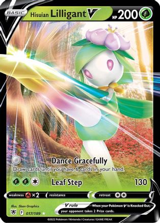 Hisuian Lilligant V - SWSH10: Astral Radiance #017