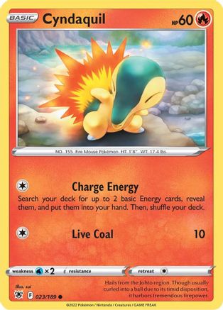 Cyndaquil - SWSH10: Astral Radiance #023