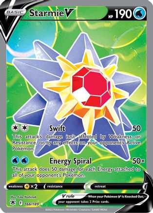 Starmie V (Full Art) - SWSH10: Astral Radiance #166