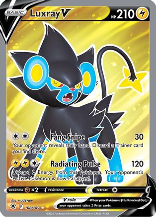 Luxray V (Full Art) - SWSH10: Astral Radiance #168