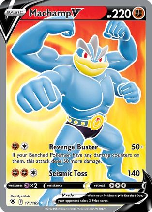 Machamp V (Full Art) - SWSH10: Astral Radiance #171