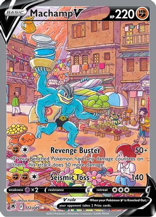 Machamp V (Alternate Full Art) - SWSH10: Astral Radiance #172