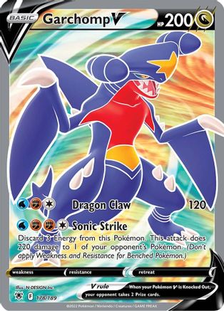 Garchomp V (Full Art) - SWSH10: Astral Radiance #178