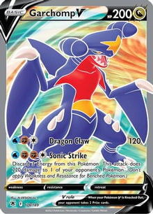Garchomp V (Full Art) - SWSH10: Astral Radiance #178