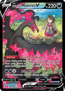 Galarian Moltres V - SWSH10: Astral Radiance Trainer Gallery #TG20