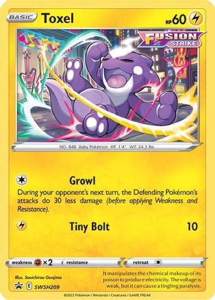 Toxel - SWSH209 - SWSH: Sword & Shield Promo Cards #SWSH209