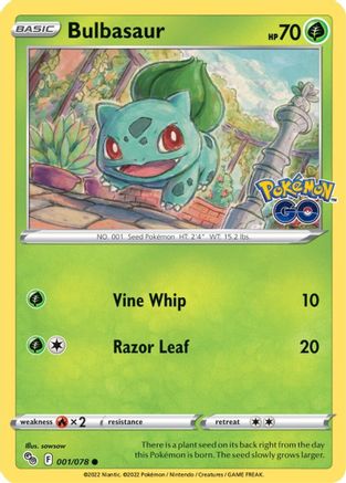 Bulbasaur - Pokemon GO #001