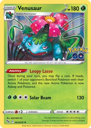 Venusaur - Pokemon GO #003