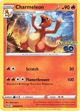 Charmeleon - Pokemon GO #009