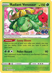 Radiant Venusaur - Pokemon GO #004