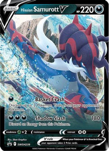 Hisuian Samurott V - SWSH239 - SWSH: Sword & Shield Promo Cards #SWSH239
