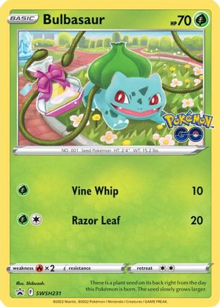 Bulbasaur - SWSH231 - SWSH: Sword & Shield Promo Cards #SWSH231