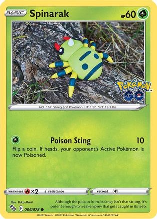 Spinarak - Pokemon GO #006