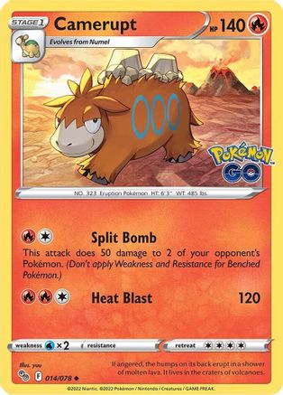Camerupt - Pokemon GO #014