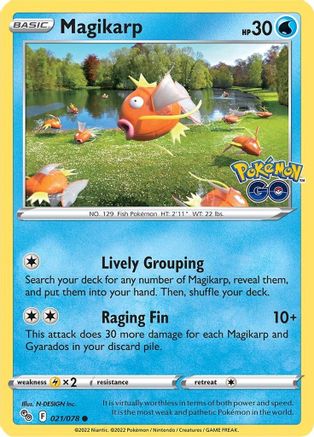 Magikarp - Pokemon GO #021