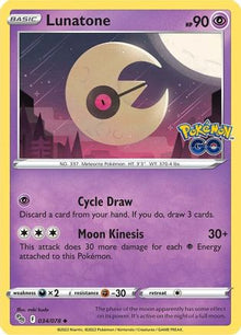 Lunatone - Pokemon GO #034