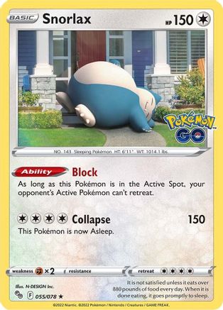 Snorlax - Pokemon GO #055