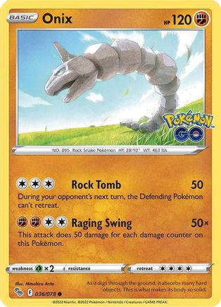 Onix - Pokemon GO #036