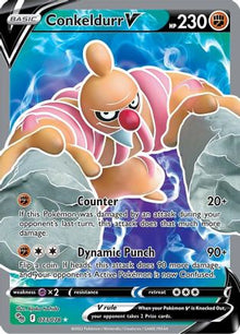 Conkeldurr V (Full Art) - Pokemon GO #073