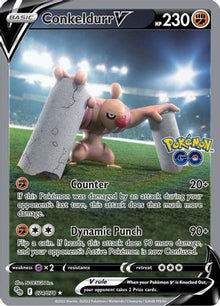 Conkeldurr V (Alternate Full Art) - Pokemon GO #074