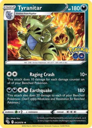 Tyranitar - Pokemon GO #043
