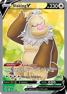 Slaking V (Full Art) - Pokemon GO #077