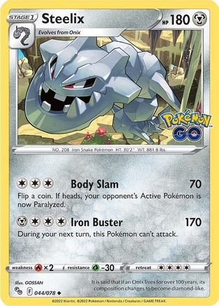 Steelix - Pokemon GO #044