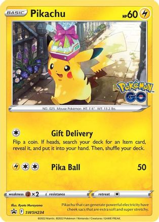 Pikachu - SWSH234 - SWSH: Sword & Shield Promo Cards #SWSH234