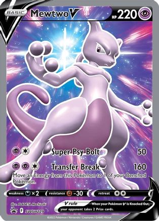 Mewtwo V - SWSH229 - SWSH: Sword & Shield Promo Cards #SWSH229