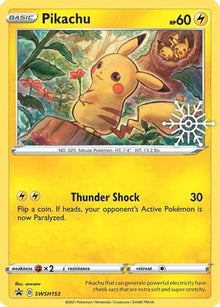 Pikachu - SWSH153 (Holiday Calendar) - SWSH: Sword & Shield Promo Cards #SWSH153