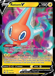 Rotom V - SWSH11: Lost Origin #058
