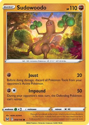 Sudowoodo - SWSH11: Lost Origin #094