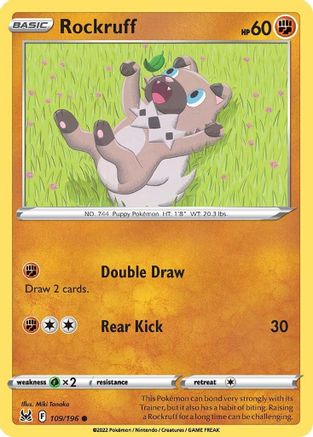 Rockruff - SWSH11: Lost Origin #109