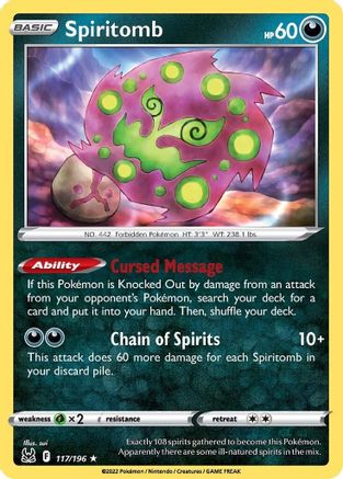 Spiritomb - SWSH11: Lost Origin #117