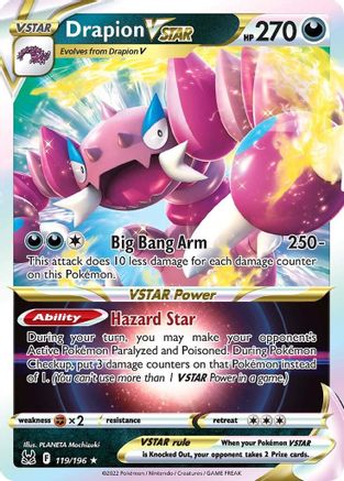 Drapion VSTAR - SWSH11: Lost Origin #119