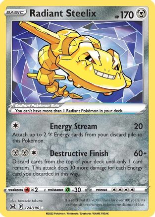 Radiant Steelix - SWSH11: Lost Origin #124