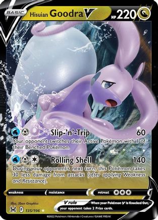 Hisuian Goodra V - SWSH11: Lost Origin #135